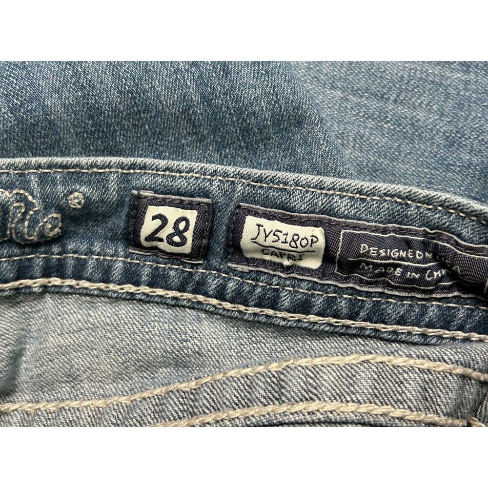 Miss Me Capri Y2K flap pocket denim jeans 28 - Picture 4 of 7